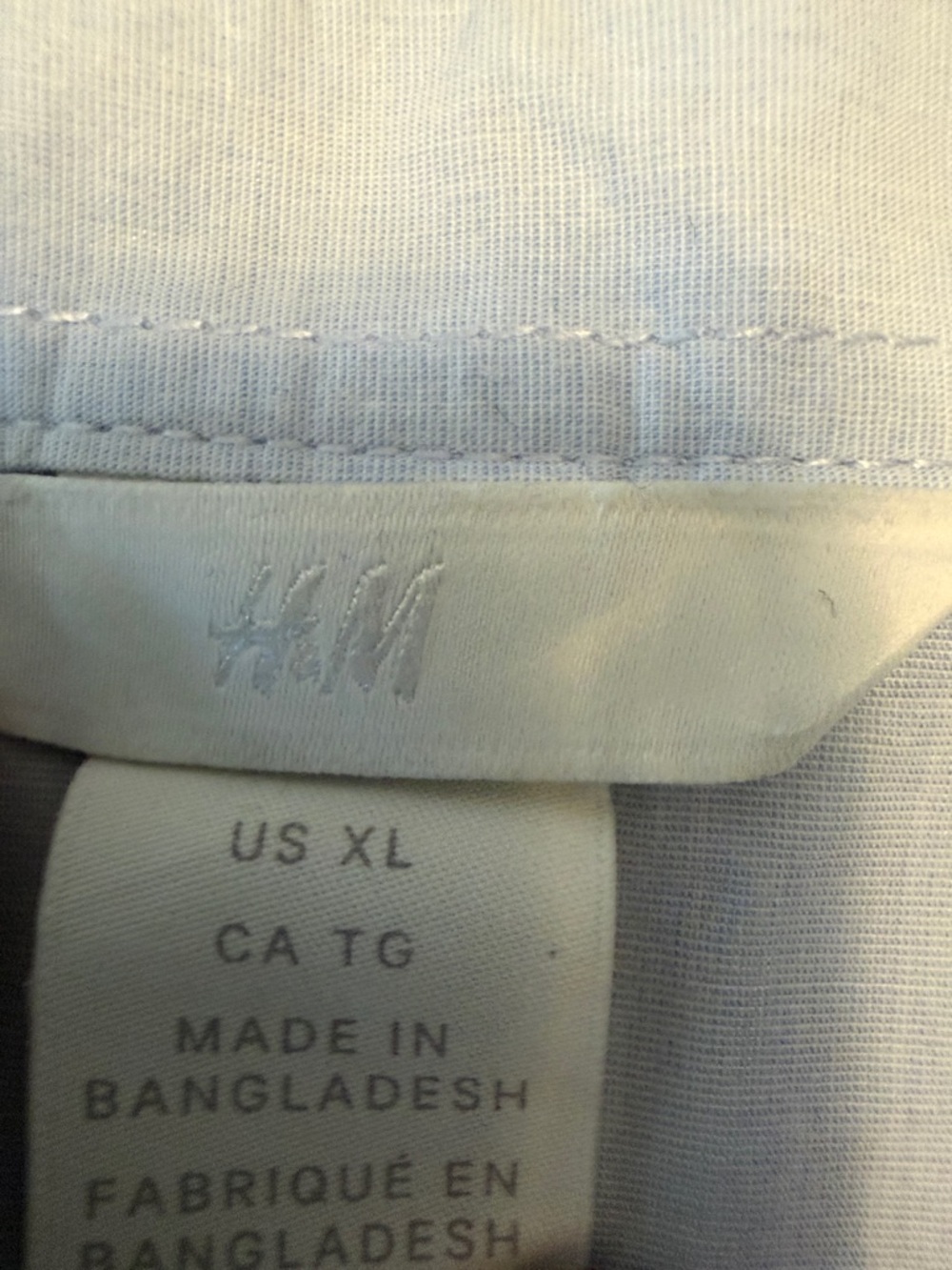 H&M light blue Button Down Shirt